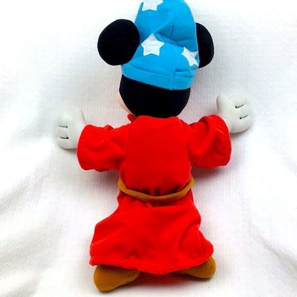 Playskool 1990 Mickey Mouse Sorcerer’s Apprentice Fantasia Plush - Picture 6 of 9